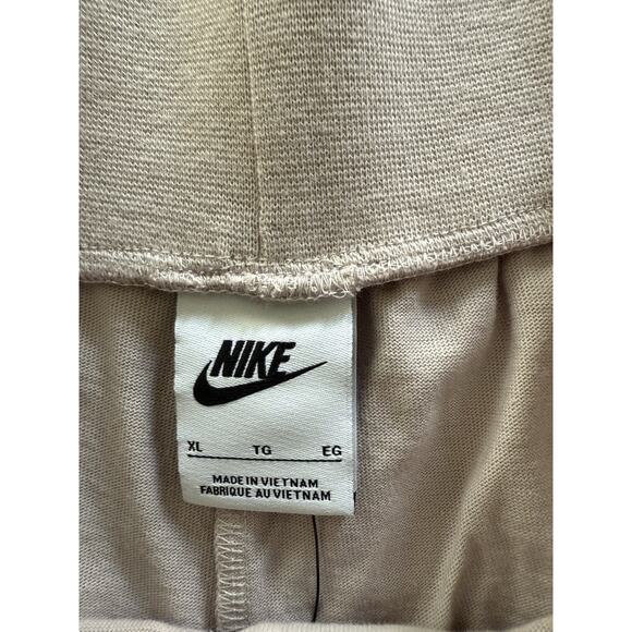 Nike Loose Fit Womens Shorts Size Xl Taupe Cotton Running Walking Athleisure - Picture 5 of 9